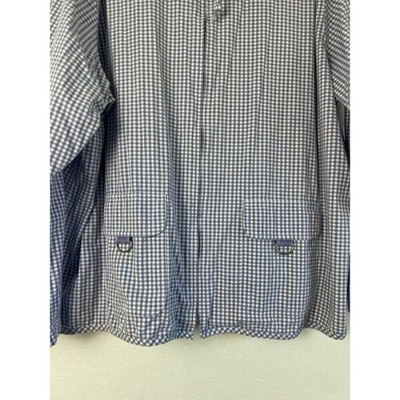 Jessie Sport Vintage Lavender Purple Checkered Full Zip Hoodie Jacket Size 20W - Picture 7 of 11